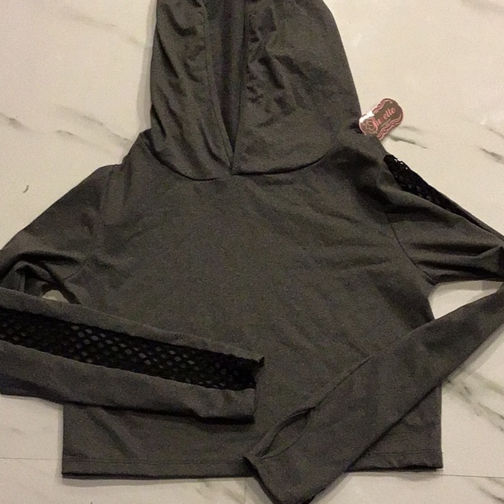 Suzette crop hoodie